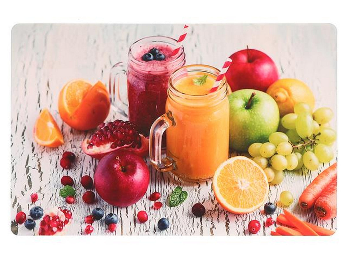 Plastic Placemat - Fruit Smoothie 17.25x11.25in