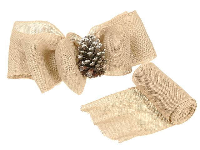 Casa Décor Burlap Ribbon 20in x 5yd
