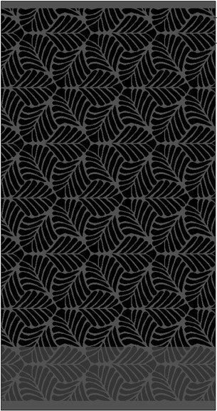 Baltic Collection Bath Sheet 100% Cotton - Black 60x30in
