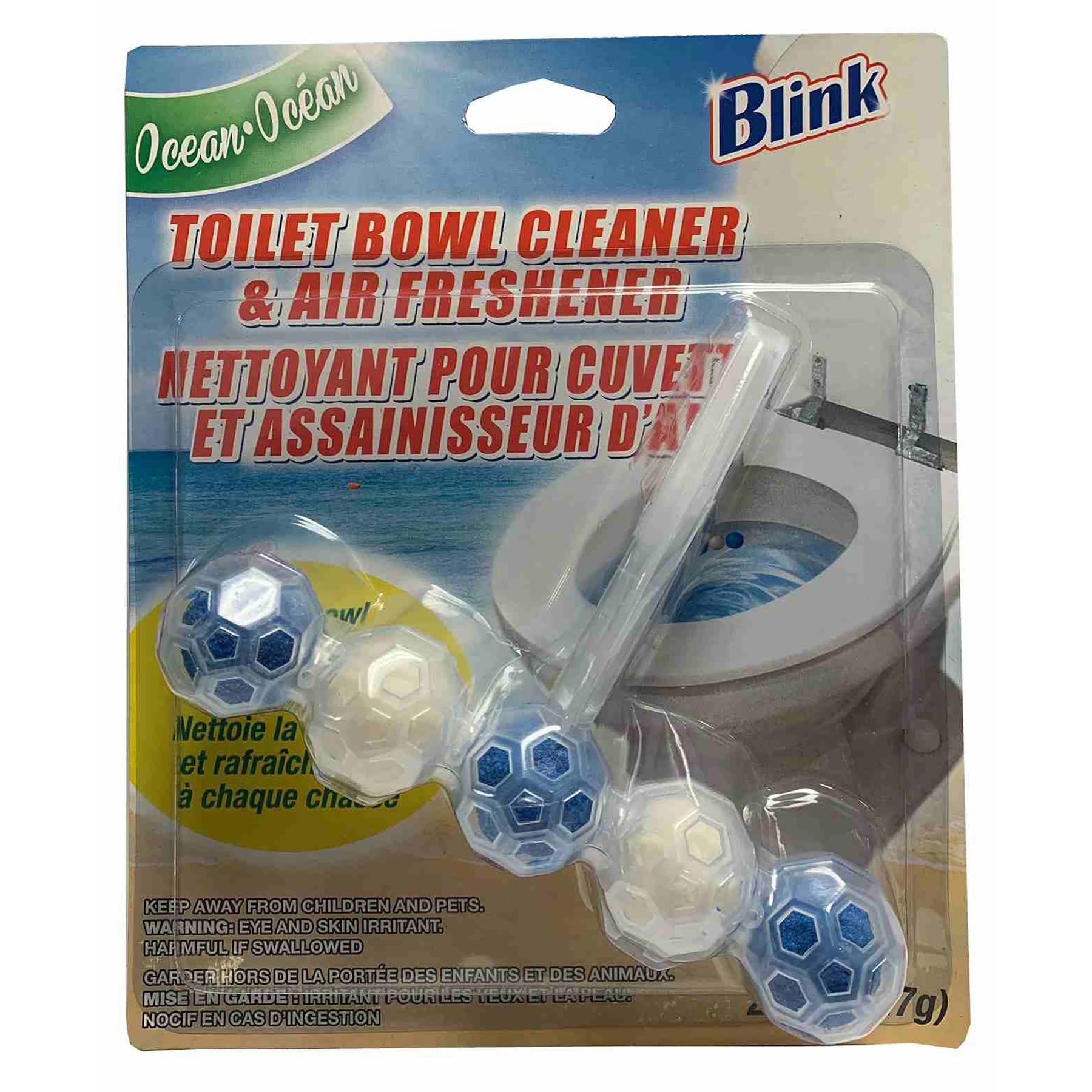 Blink Toilet Bowl Cleaner and Air Freshener 4x5in 2oz