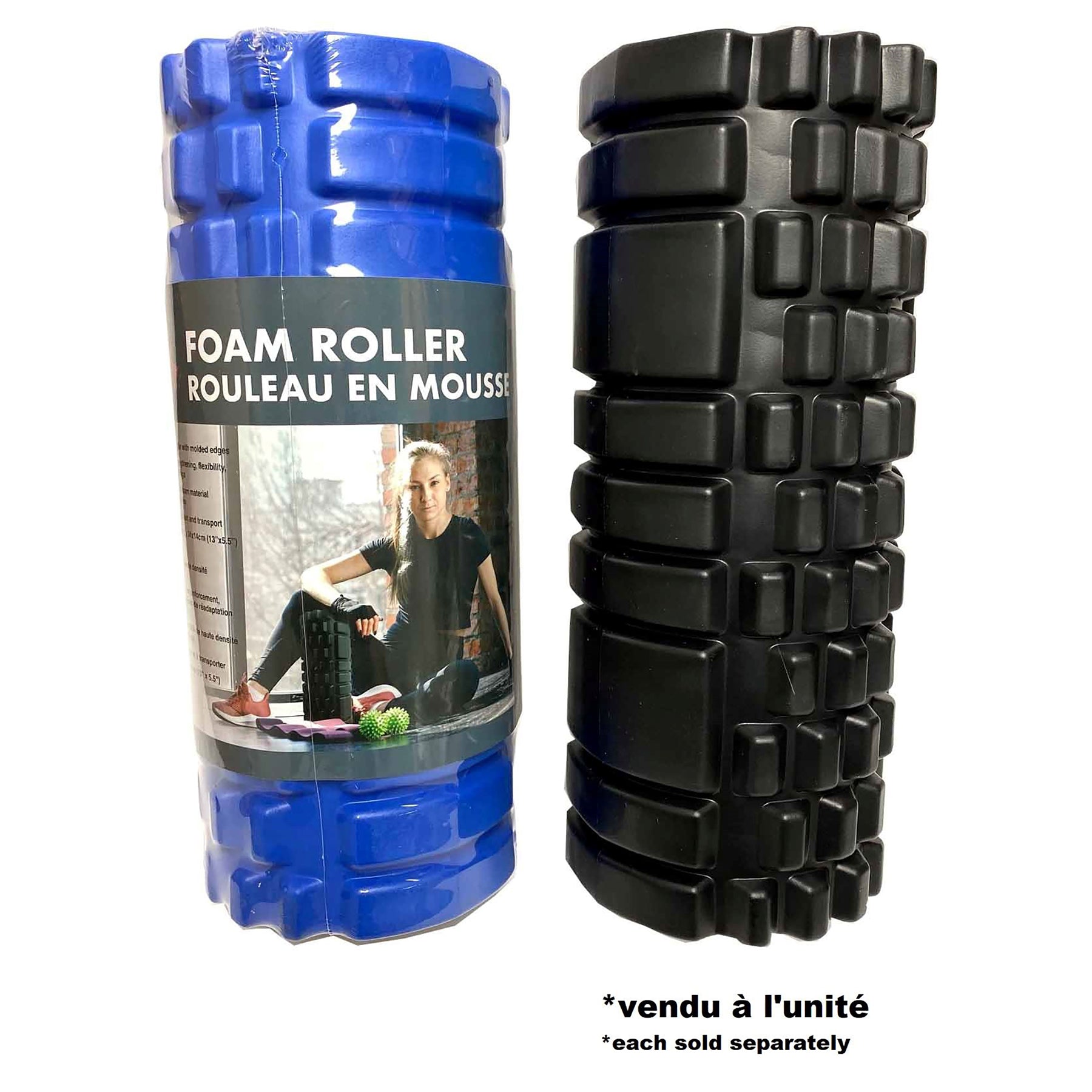 Foam Roller with Molded Edges 13x5.5in