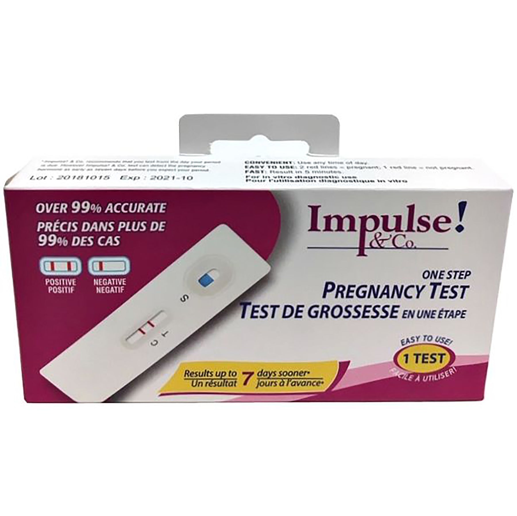 Impulse & co. One step Pregnancy Test