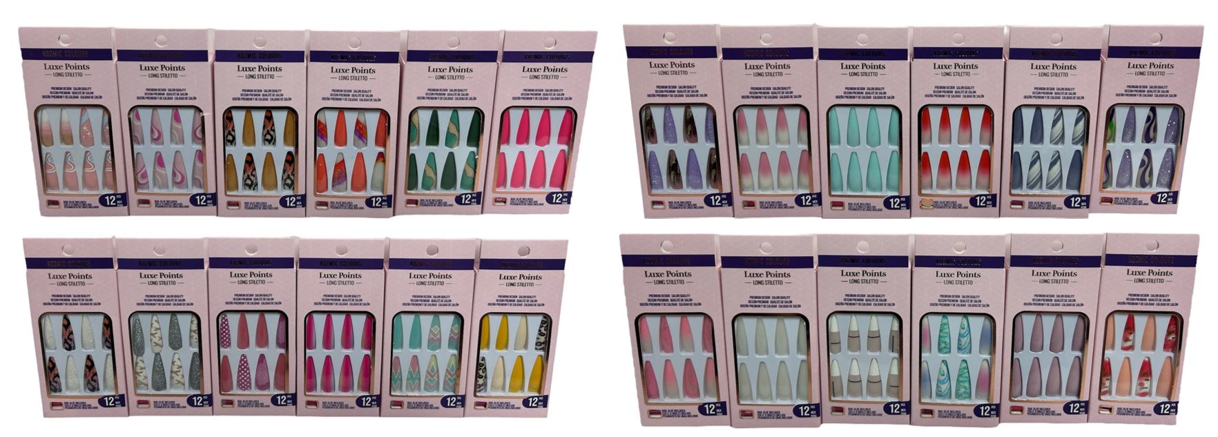 False Nail Set with Glue VRT
