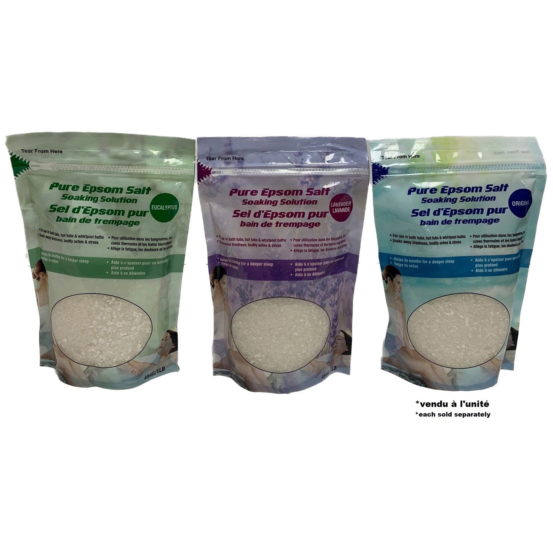 Pure Epsom Salt Soaking Solution 454g