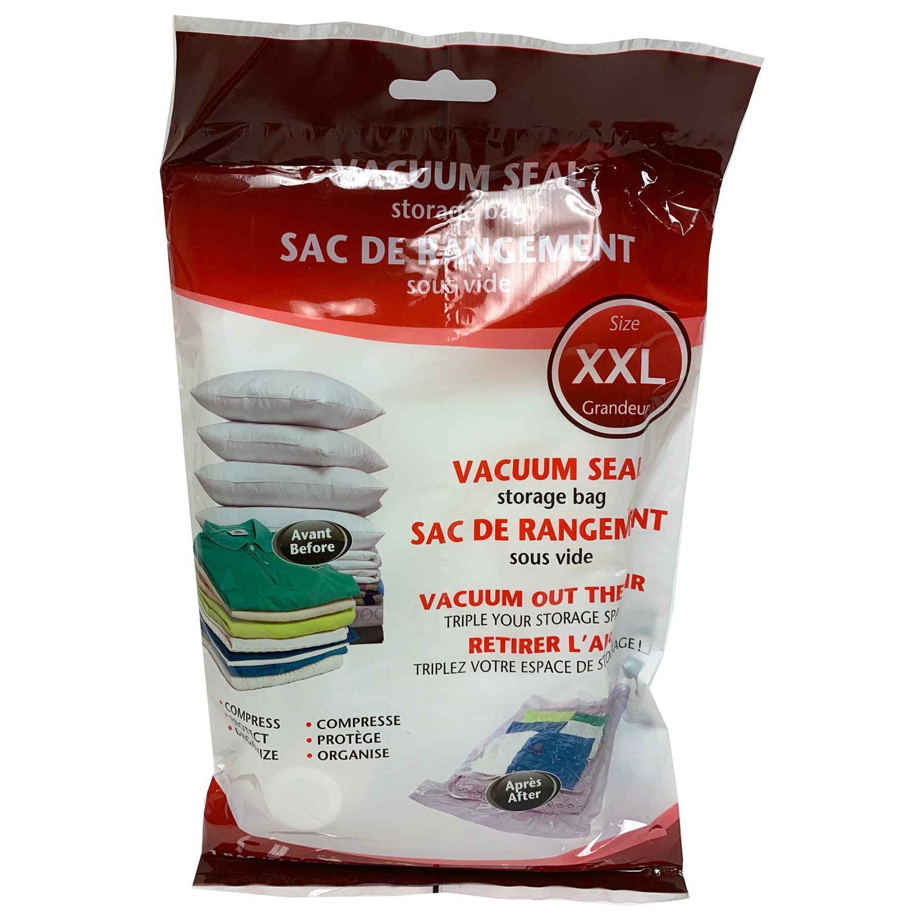 Vacuum Seal Storage Bag Reusable - Waterproof - Airtight XXL 31.5x47.2in