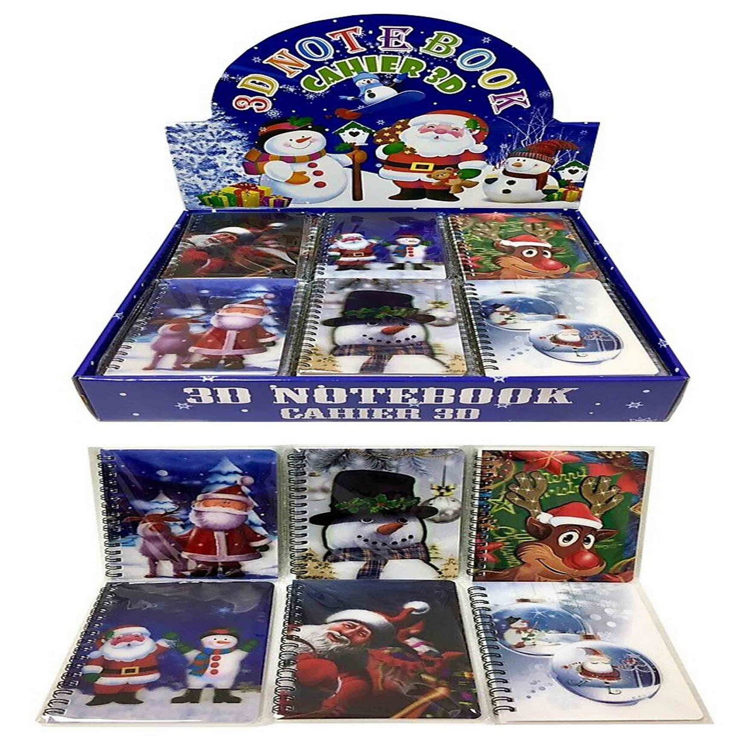Christmas 3D Notebook 4x4.75in