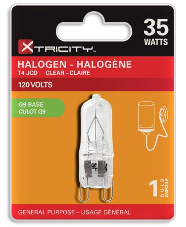 Xtricity T4 JCD Halogen Clear 35W Light Bulb G9 Base 