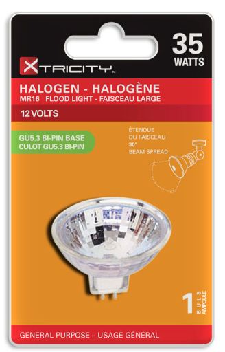 Xtricity MR16 Halogen 35W Flood Light GU5.3 Bi-pin Base 