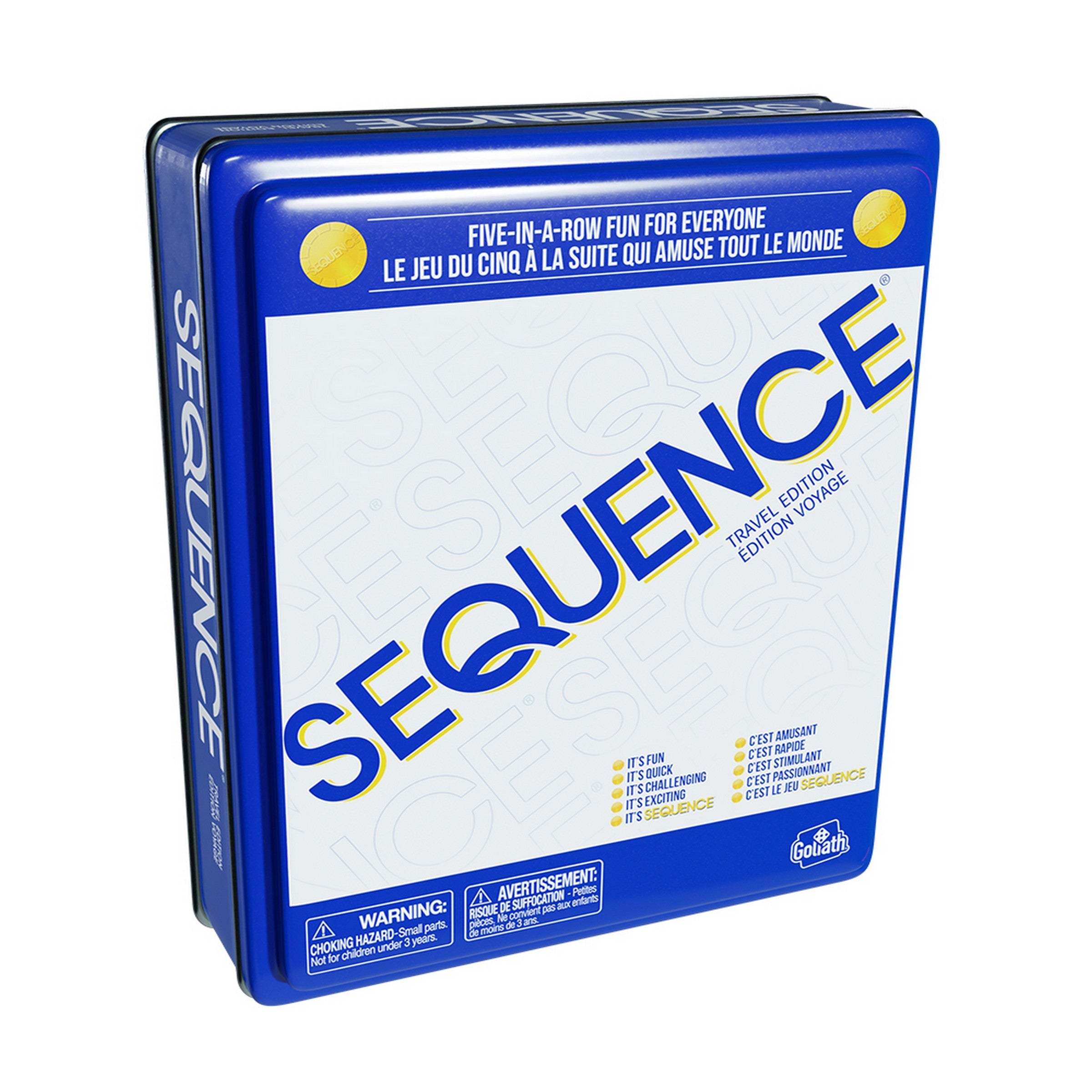 Goliath Games Sequence - Bilingual Travel Edition Age 7+ 7.5x6in