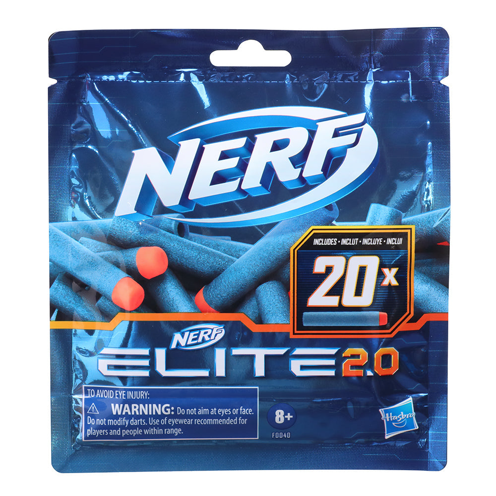 Nerf 20 Foam Bullets Elite 2.0 Age 8+ 