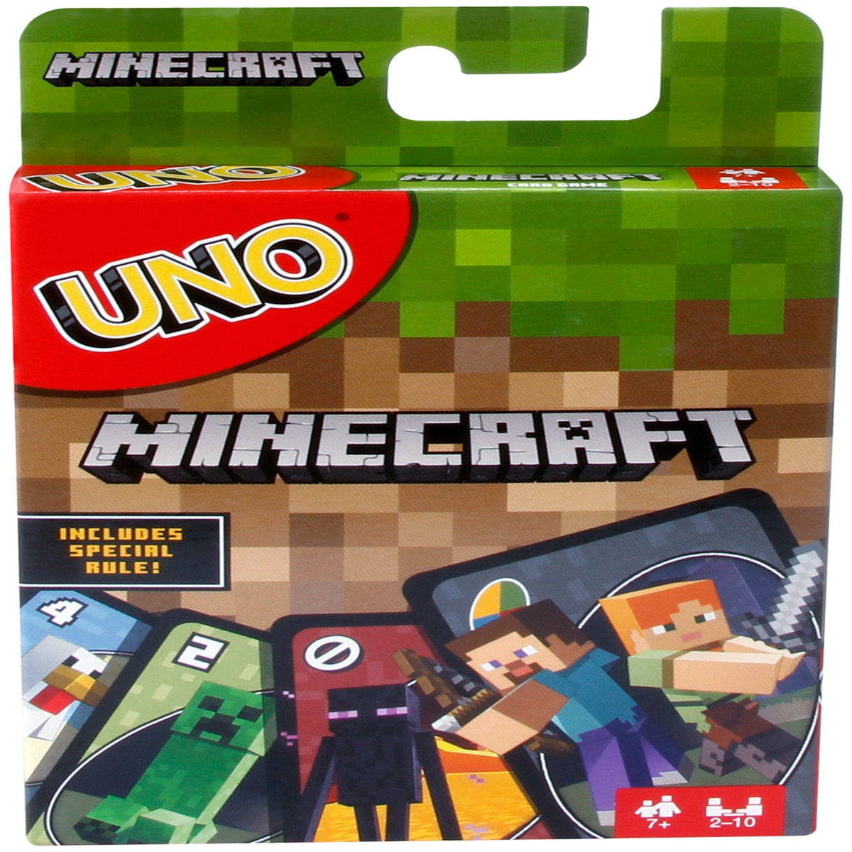 Mattel Minecraft Uno Card Game Age 7+