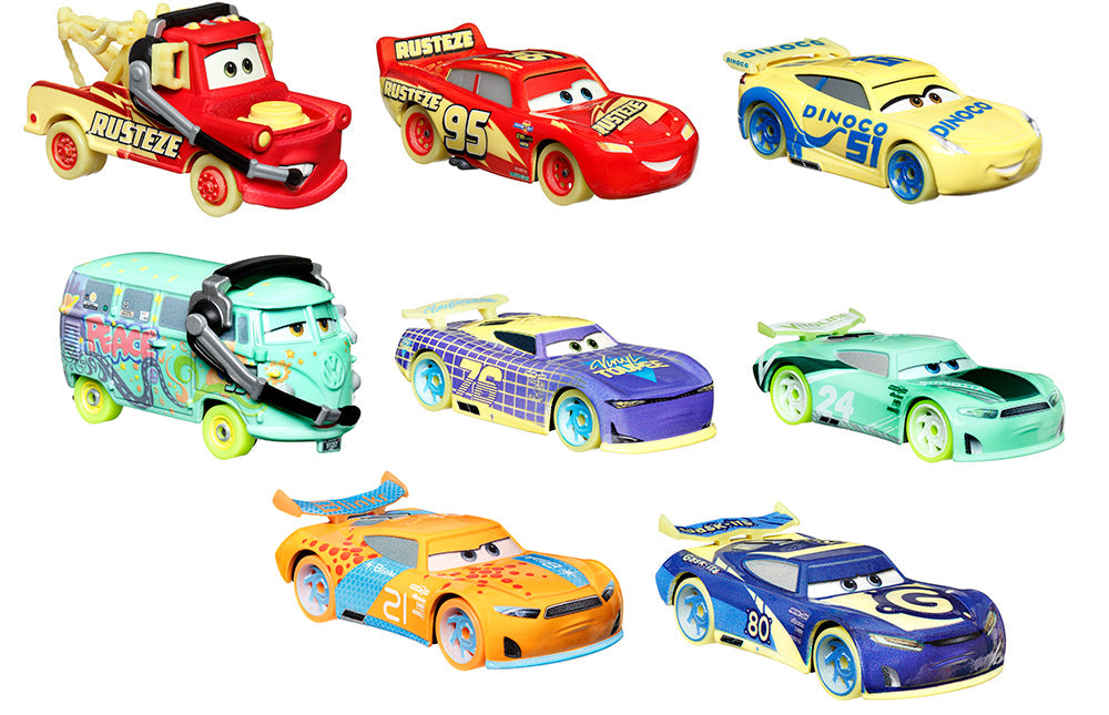 Cars 1:55 Glow in the Dark Racer - Metal Age 3+VRT 