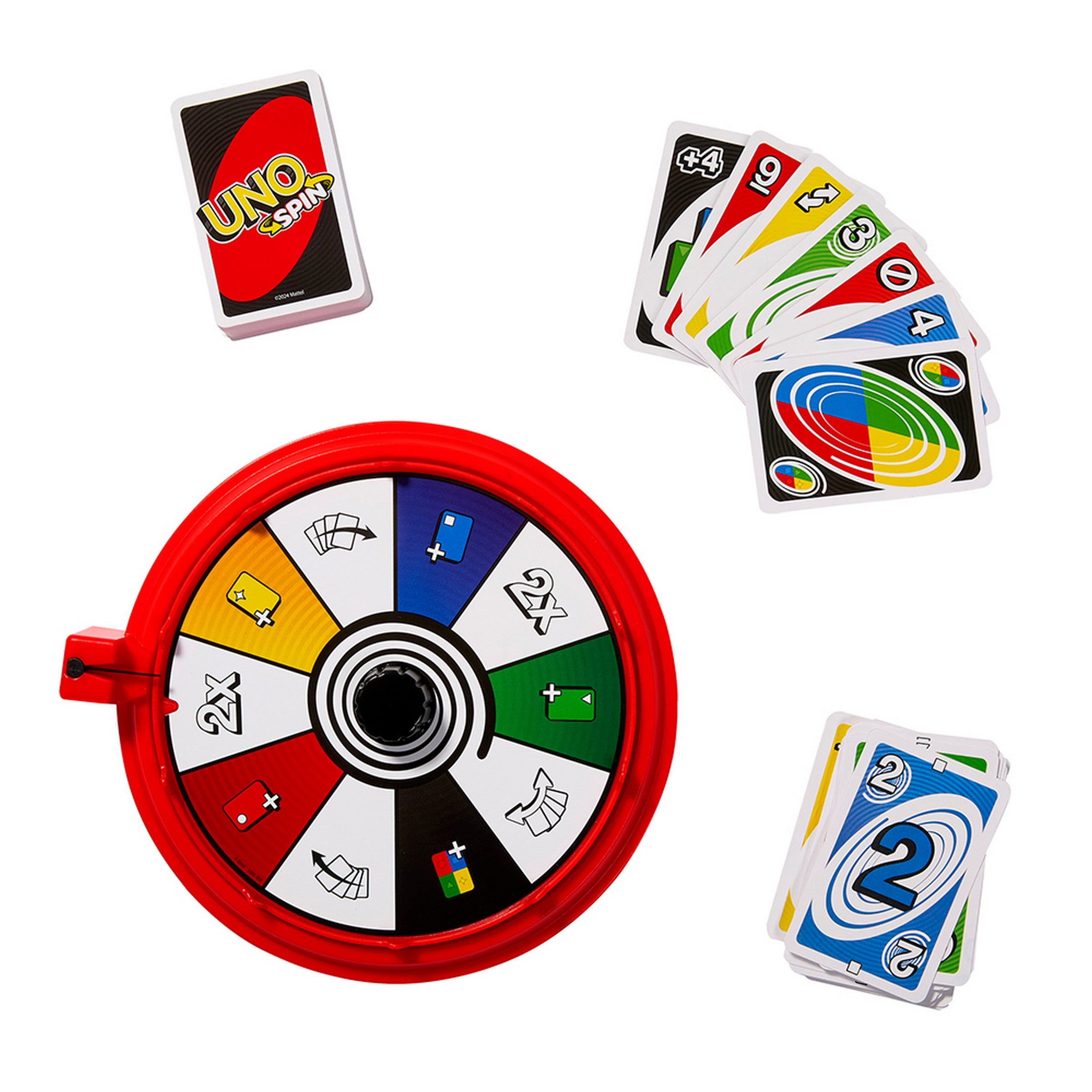 Mattel Spin Uno Card Game with Roulette Age 7+ 8in