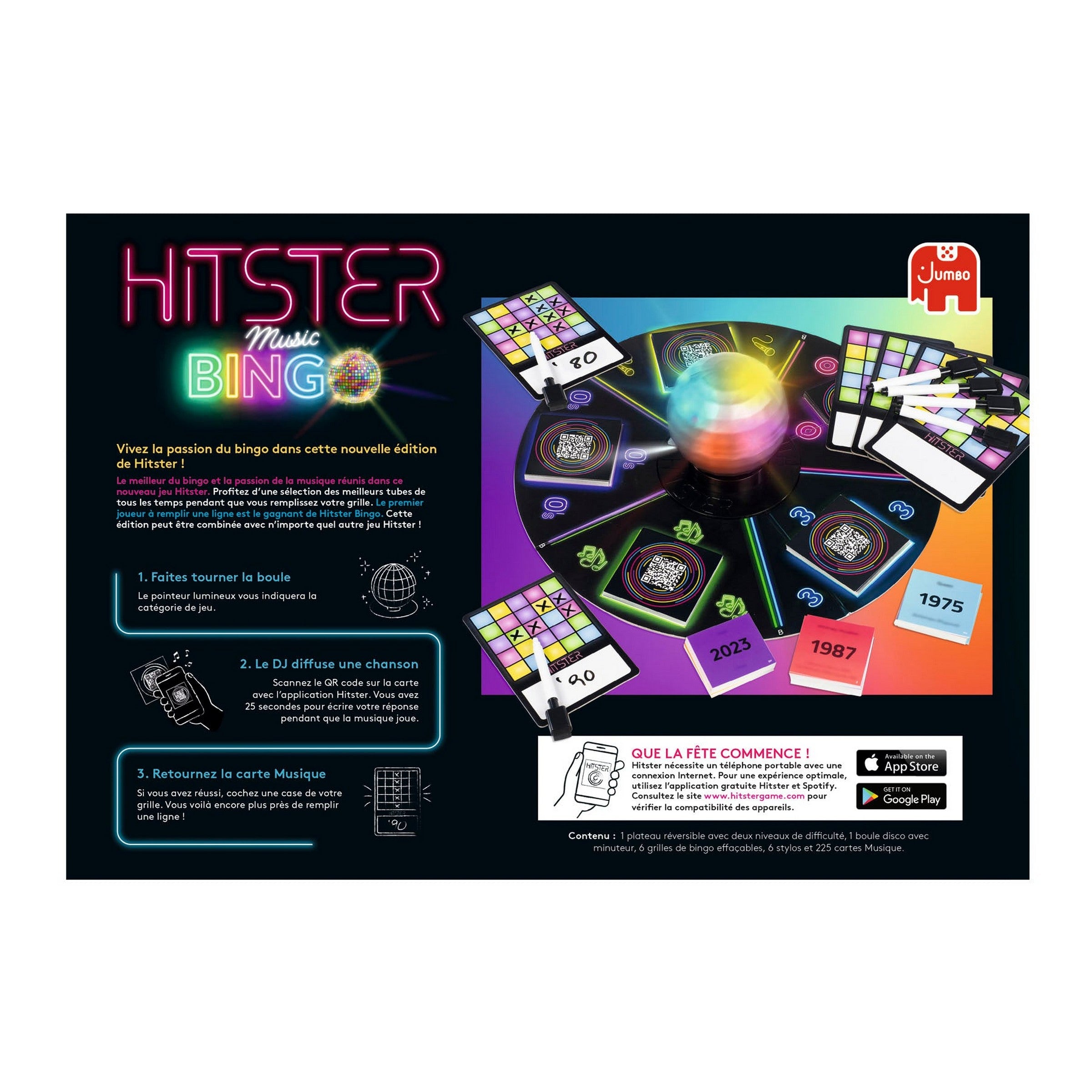 K.I.D. Collection Hitster Bingo - Jeu de Party Musical 16 Ans+
