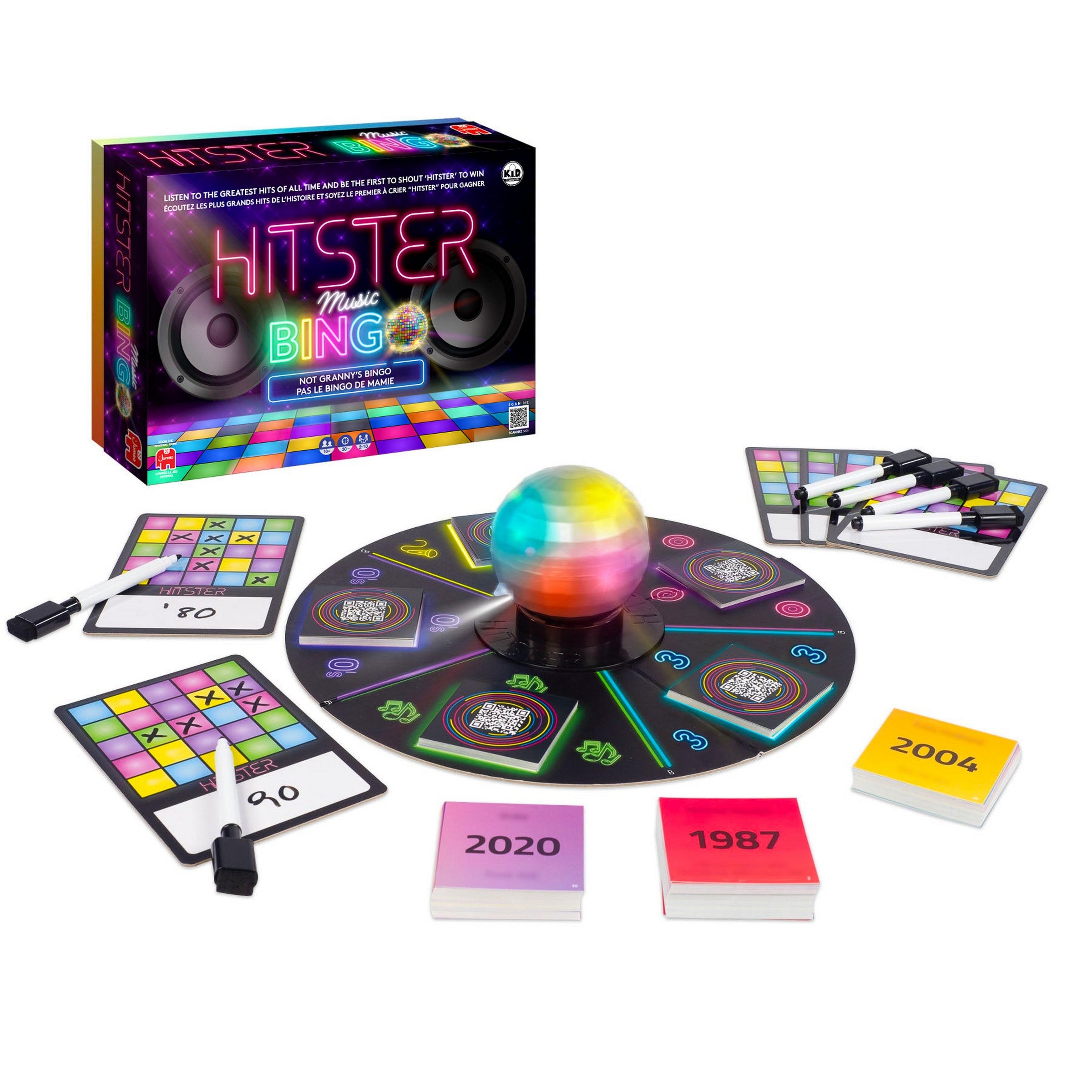 K.I.D. Collection Hitster Bingo - Jeu de Party Musical 16 Ans+