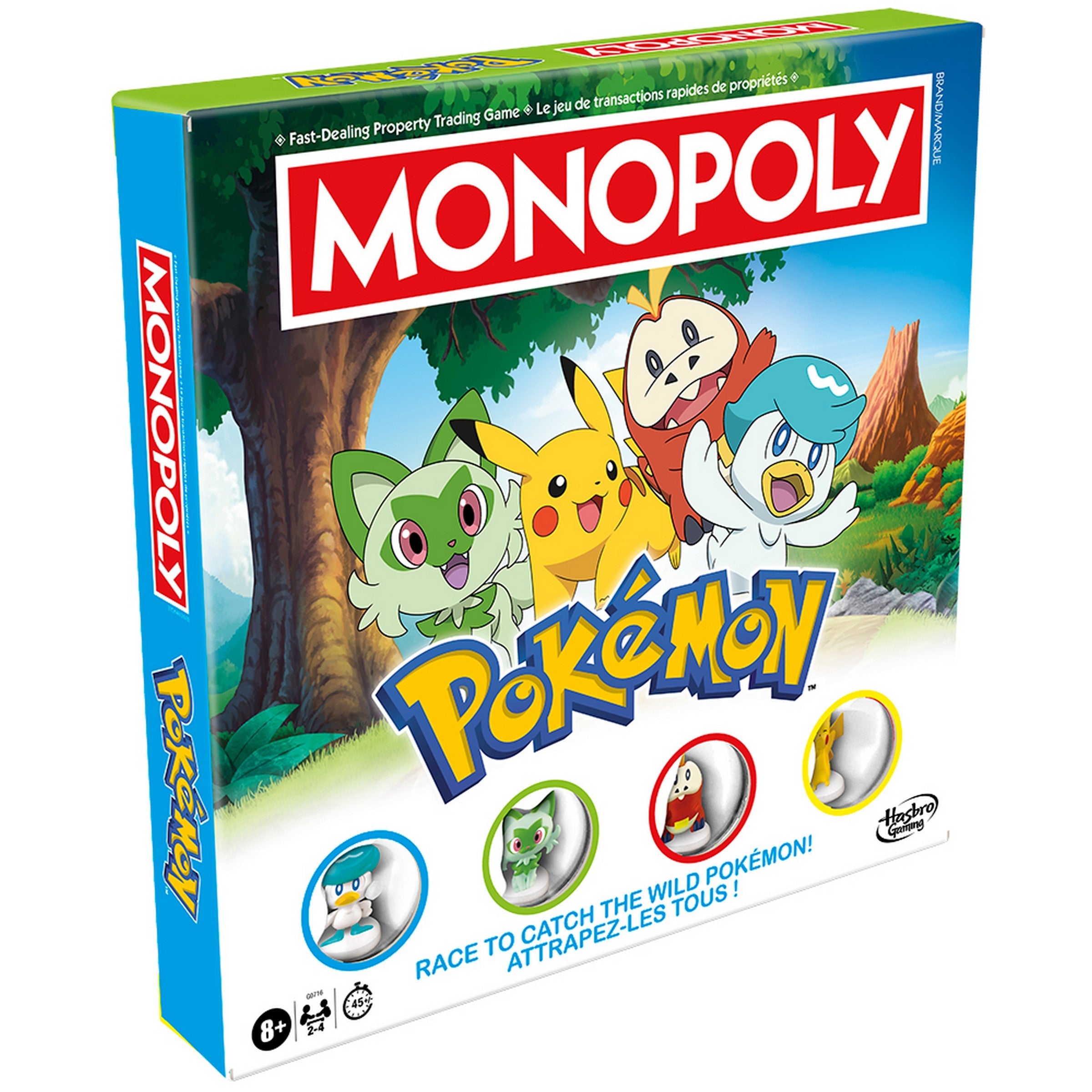 Hasbro Gaming Pokemon Monopoly - Bilingual Age 8+