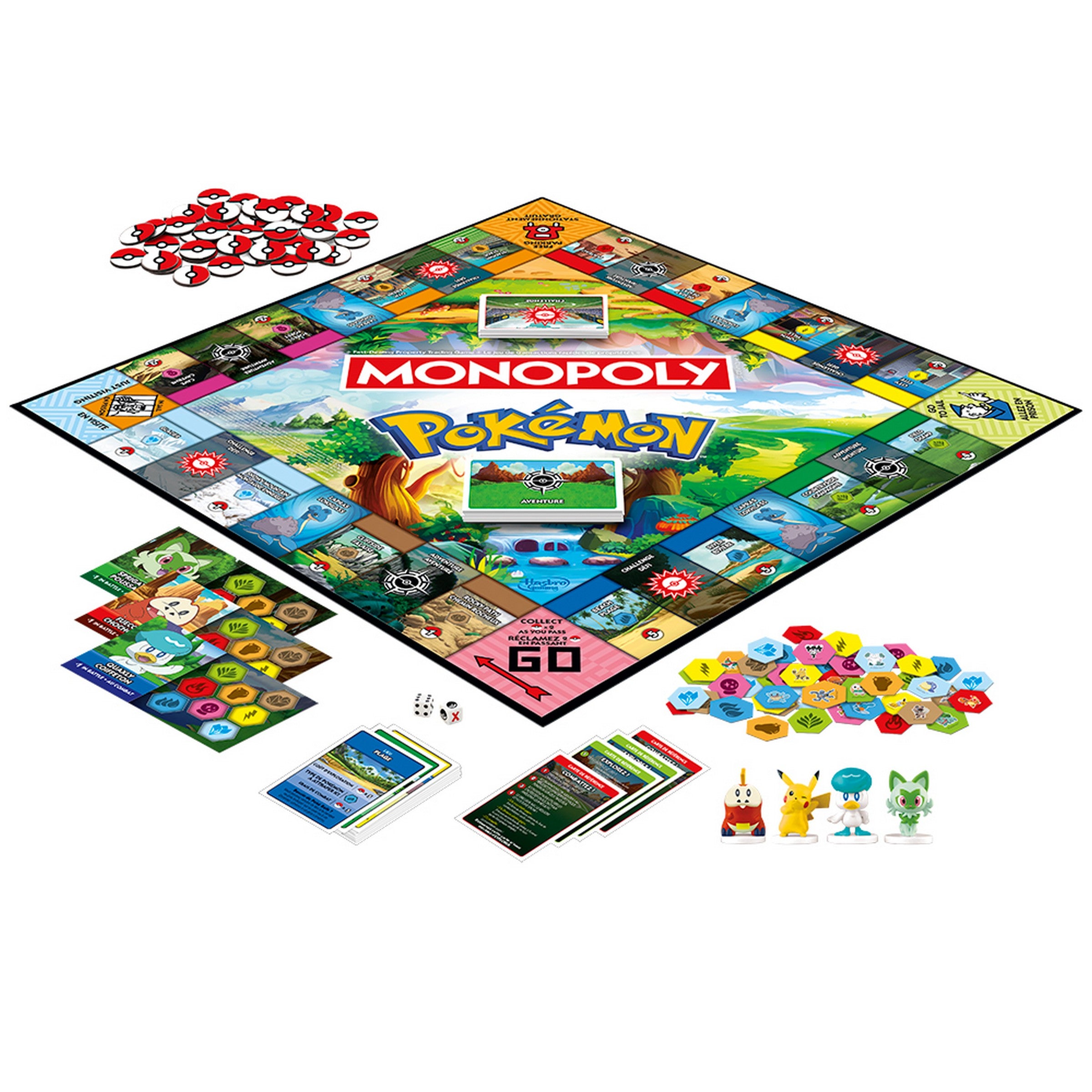 Hasbro Gaming Pokémon Monopoly - Bilingual Age 8+