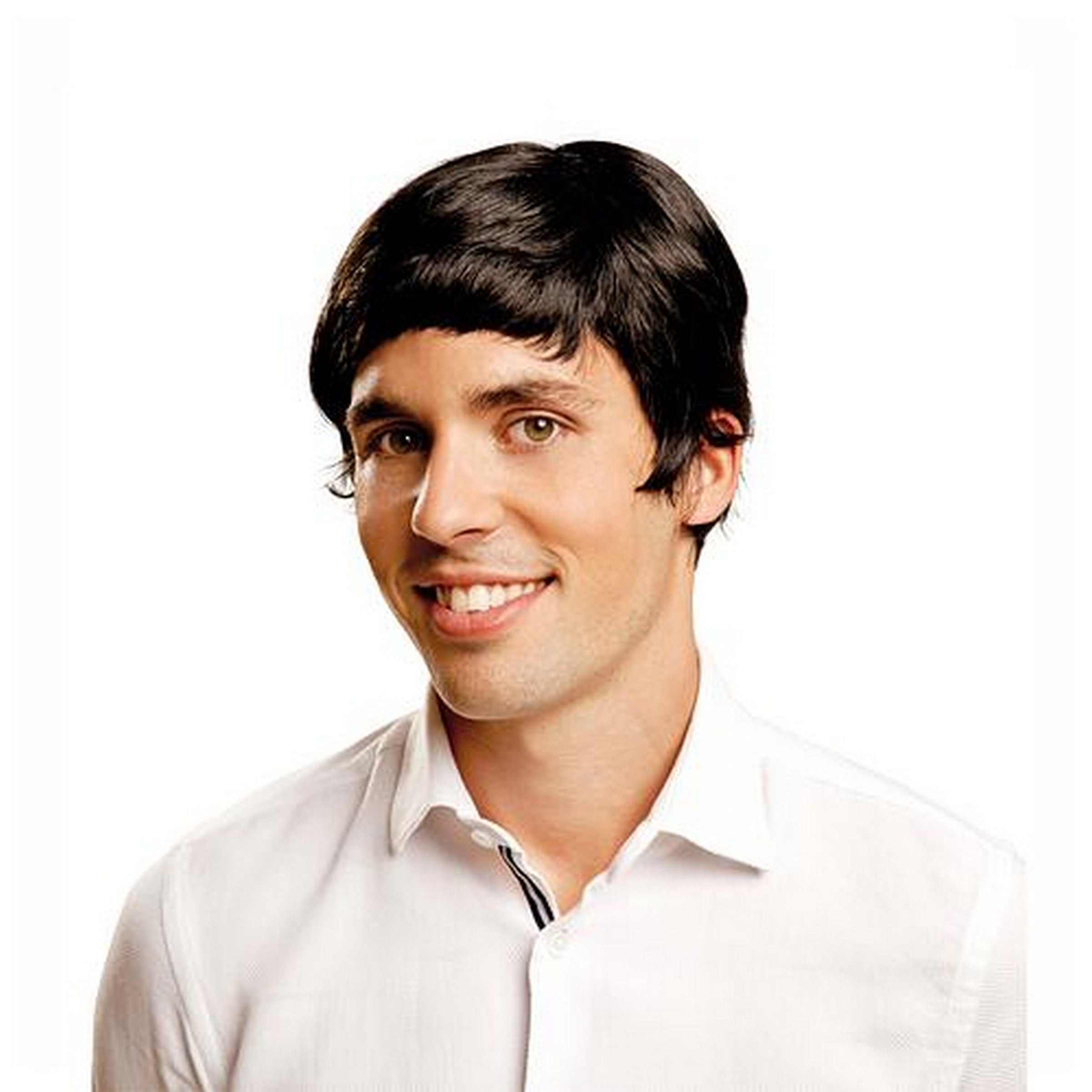 Halloween Black 60's Wig - Men 80 g