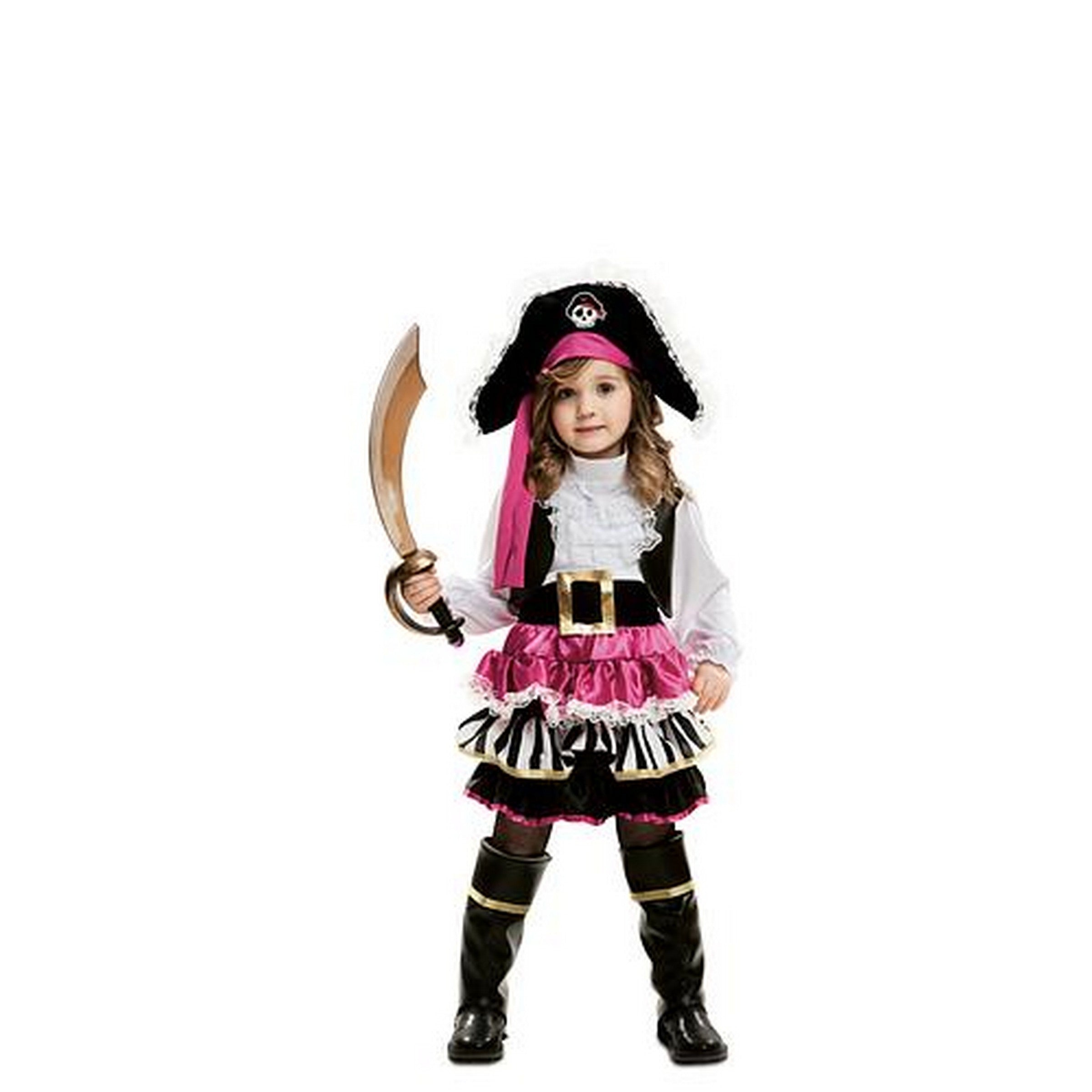 Halloween Little Pirate Costume - Girls 5-6 Y