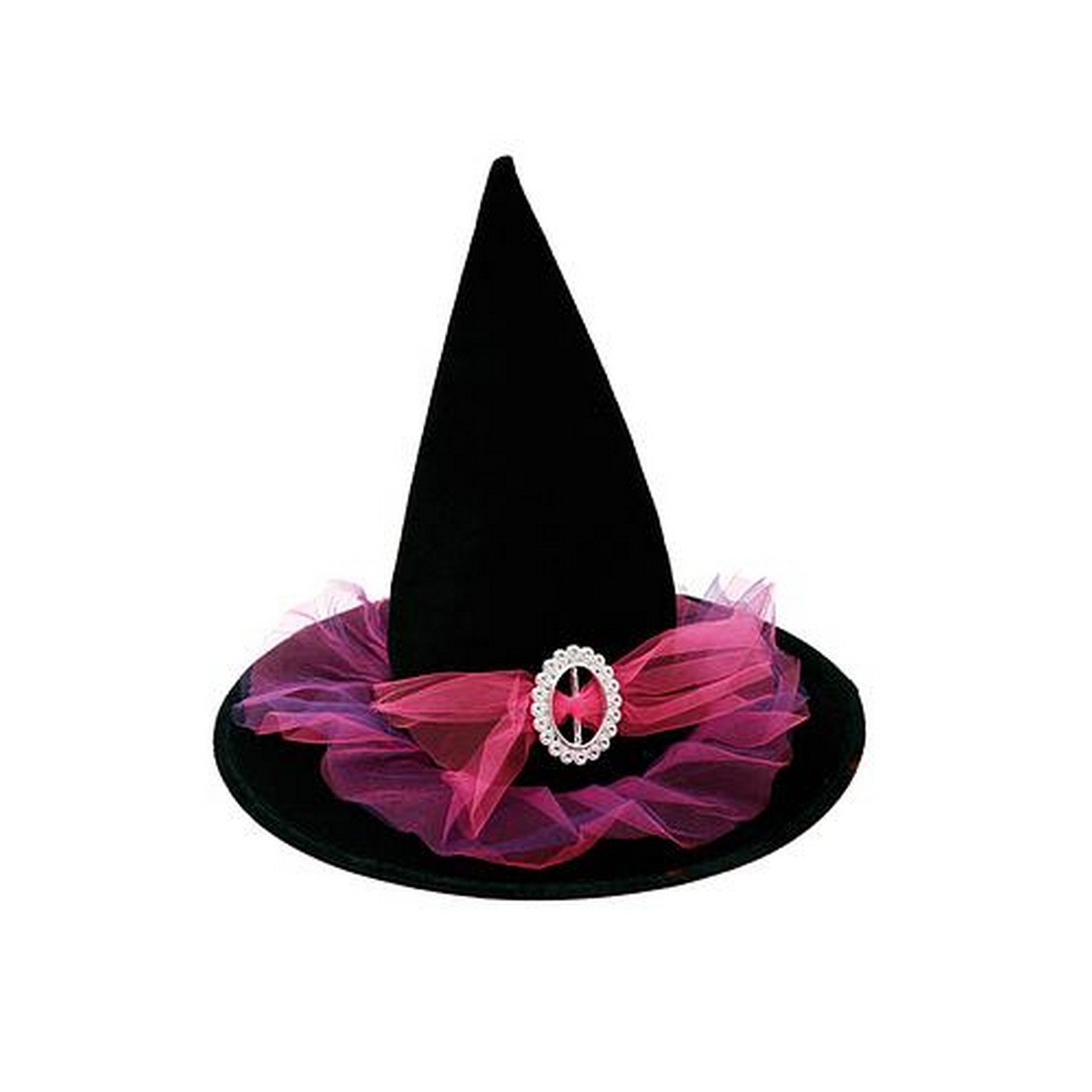 Halloween Black Witch Hat 22.3in (58cm)