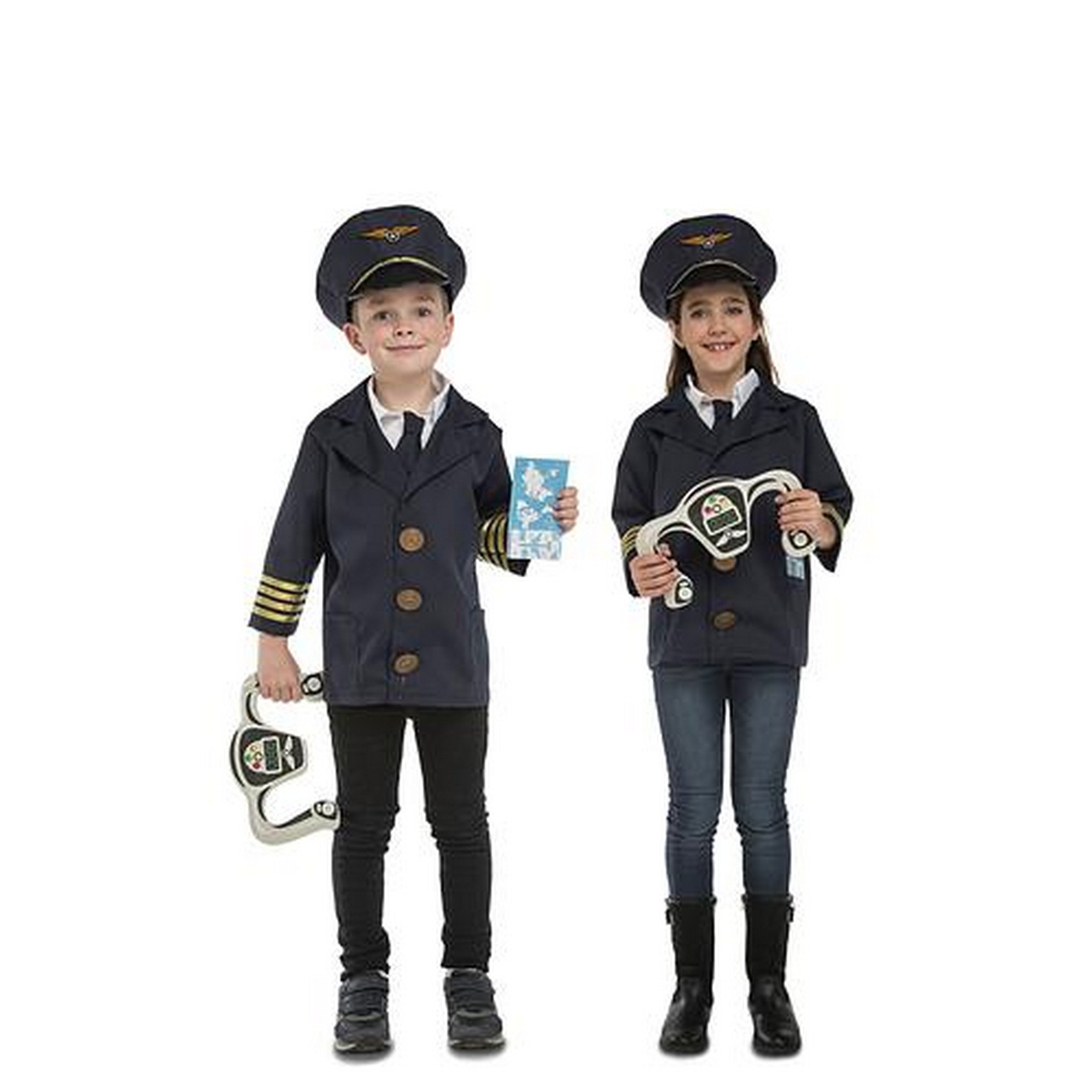 Halloween I Wanna Be a Pilot Costume - Child 3-5 Y