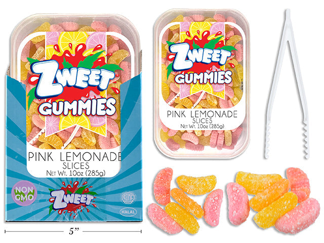 Zweet Gummies - Pink Lemonade Slices 10oz (285g) 