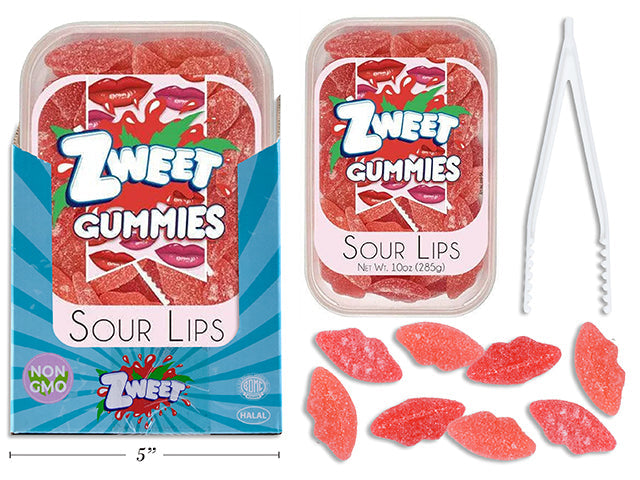 Zweet Gummies - Sour Lips 10oz (285g)
