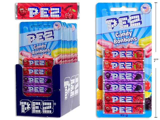 Pack of 6 Pez Candy 49g