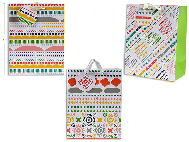 Paper Gift Bag - Matte 7x9x3.9in VRT 
