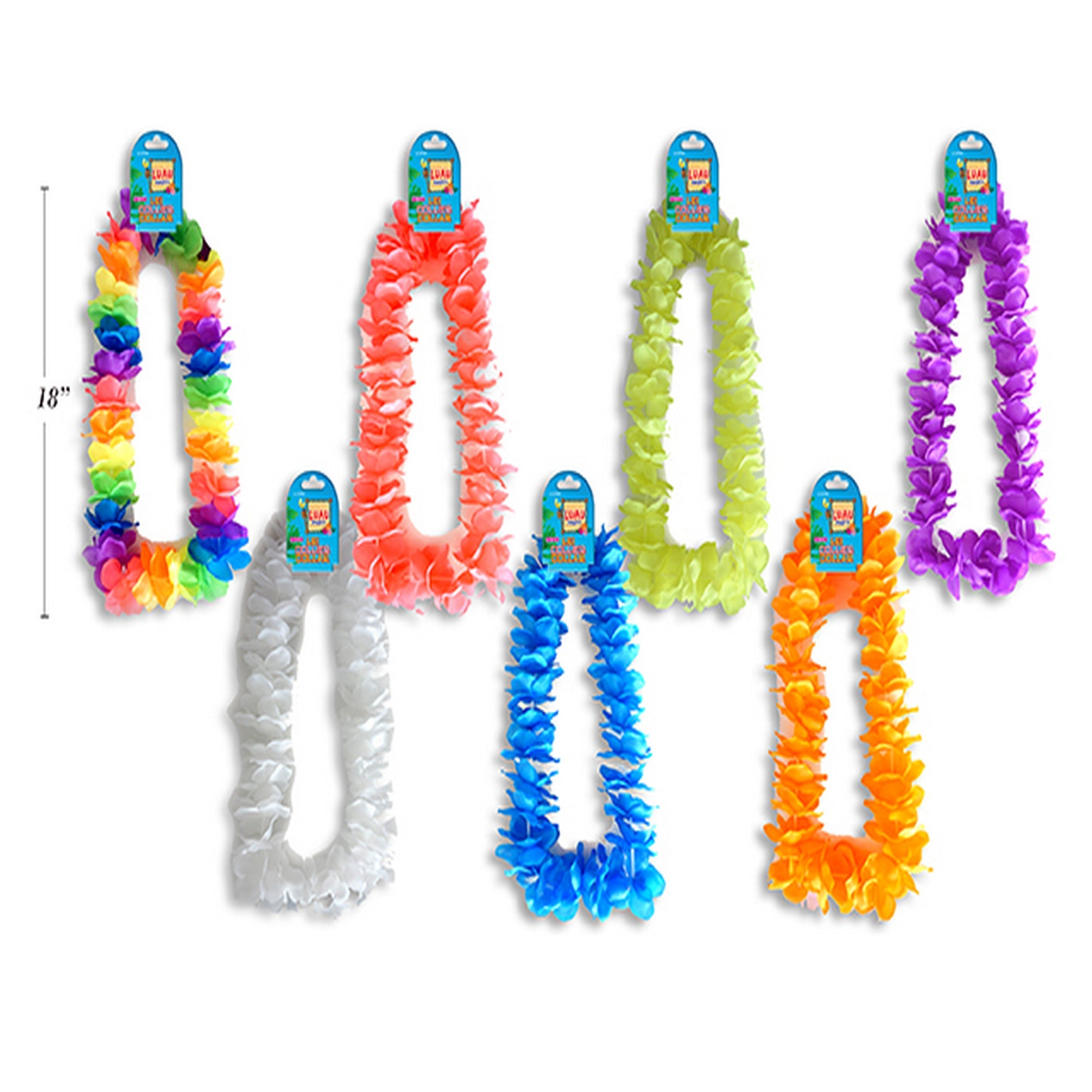 Hawaiian Luau Neon Lei 20in VRT