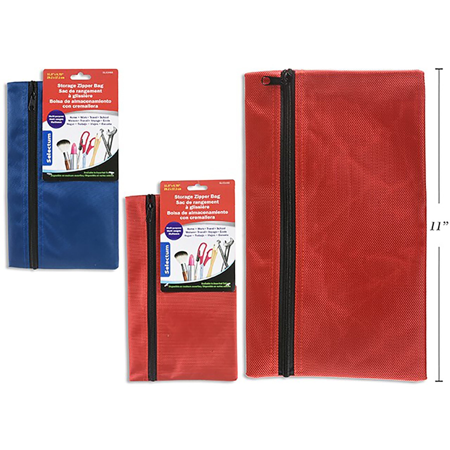 Selectum Storage Zipper Bag 11.5x6.75in