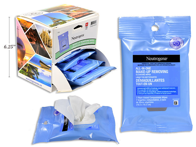 Neutrogena 7 All in One Make-up Wipes 7.2x6.5in 