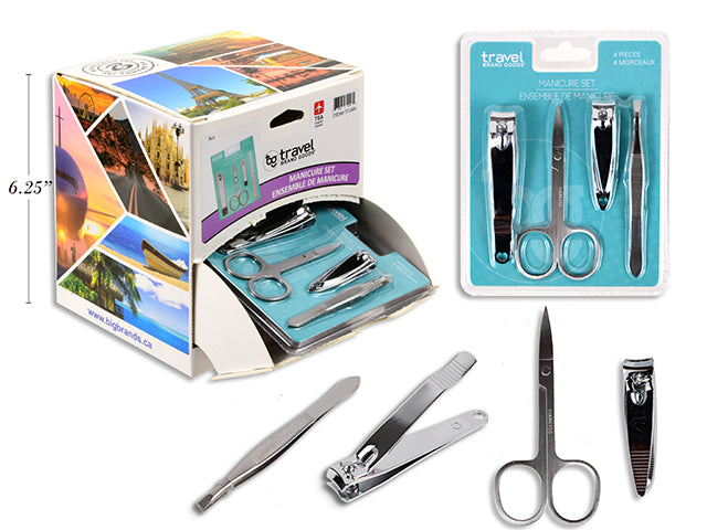 4pcs Manicure Set - Travel Size 