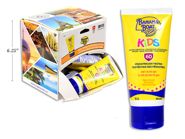 Banana Boat Sunscreen for Kids SPF60 - Travel Size 90ml