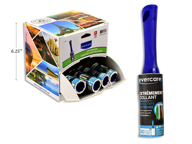 Evercare Lint Roller 30 Layers - Travel Size 