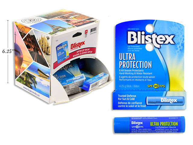 Blistex Lip Balm Ultra Protection SPF30 - Travel Size 4.25g