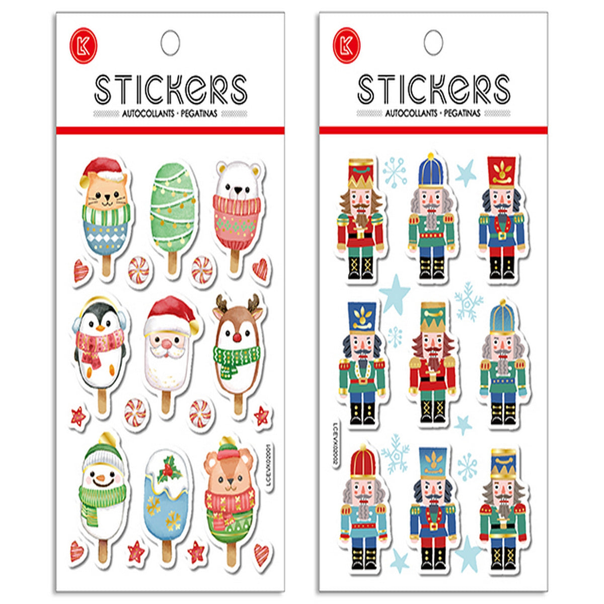 Christmas EVA Foam Laser Holographic Stickers  VRT 