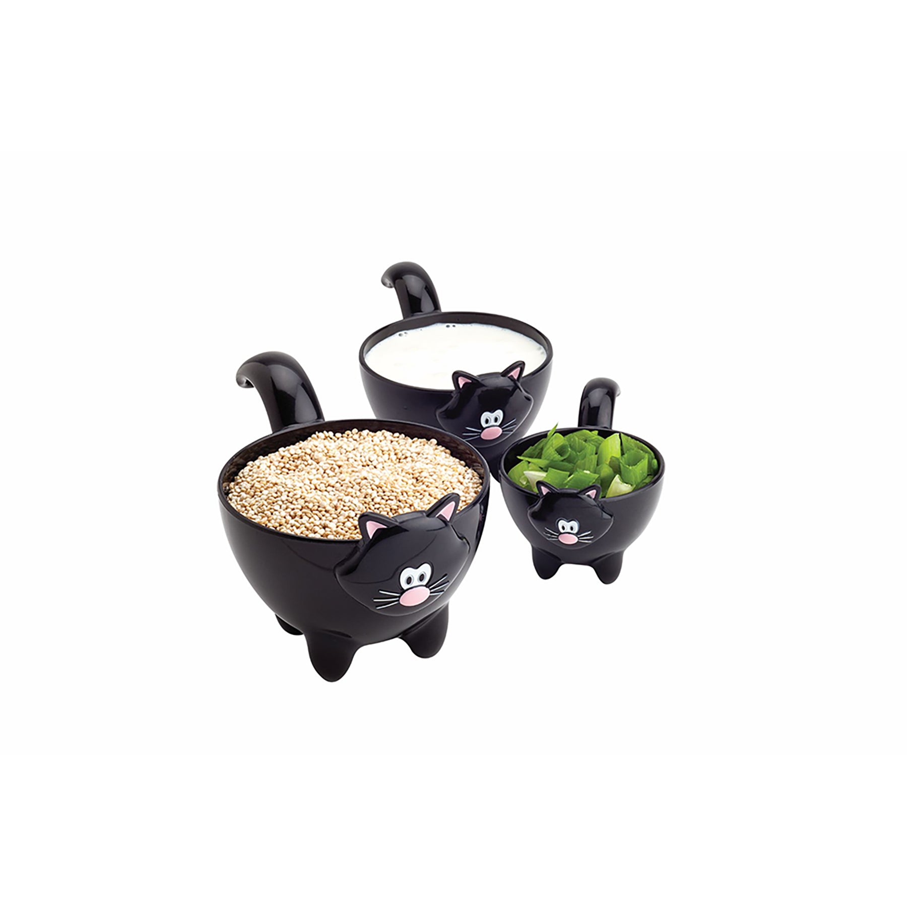 Joie Meow 3pcs Plastic Measuring Cup Set PBA Free 1/4 to 1 cup