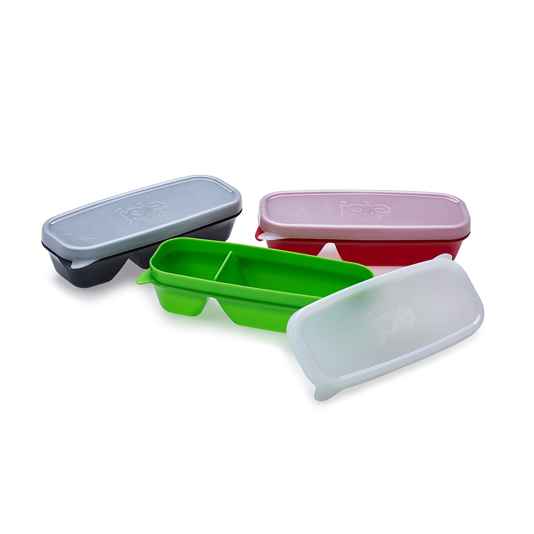 Joie 3 Meal Seal Snack and Dip Containers 2 Sections 5.5x2.5x1.5in