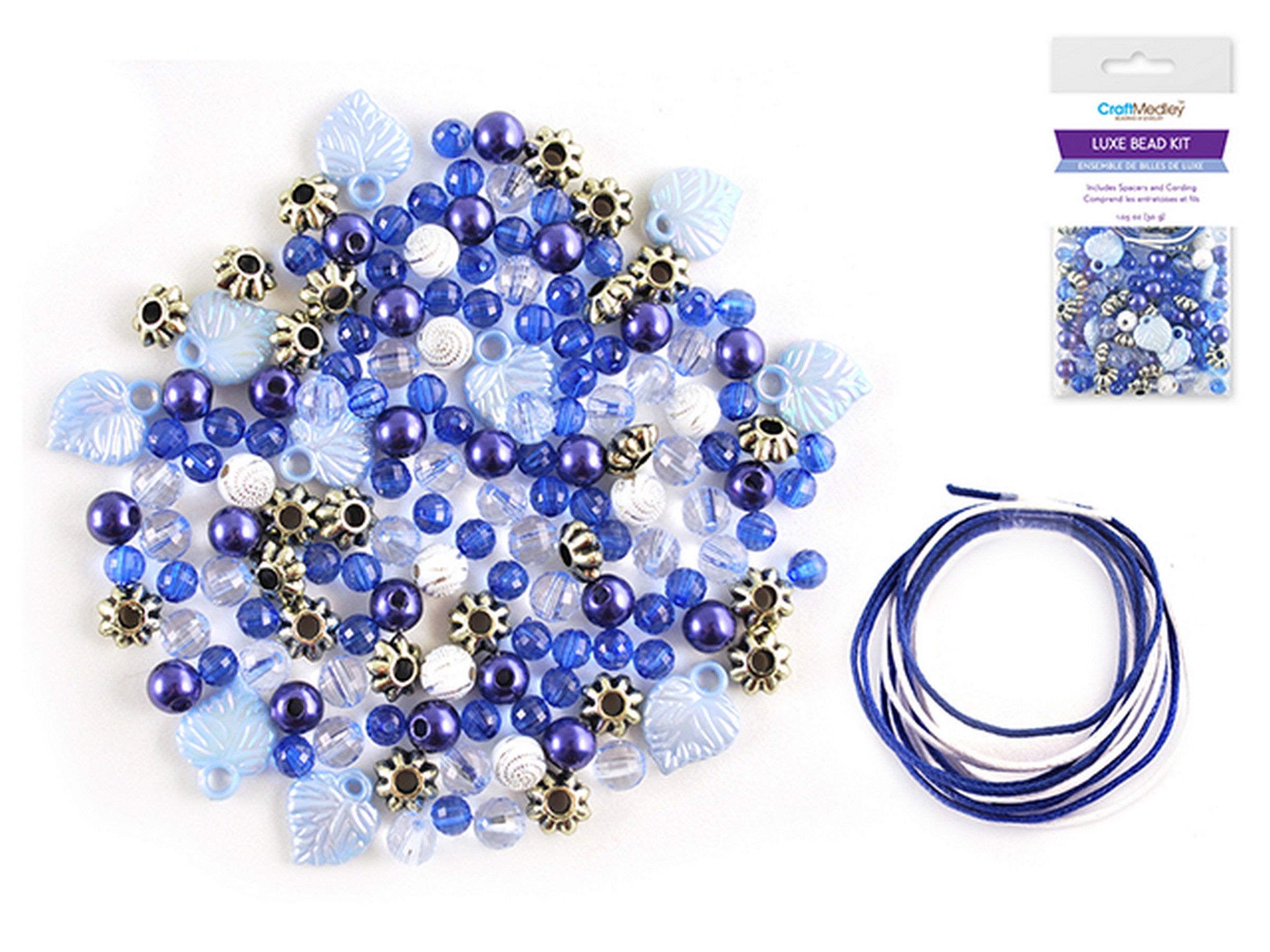 Accessoires Bijoux Ensemble de Perles de Luxe Vert - Fils et Entretoises Inclus 1.05oz