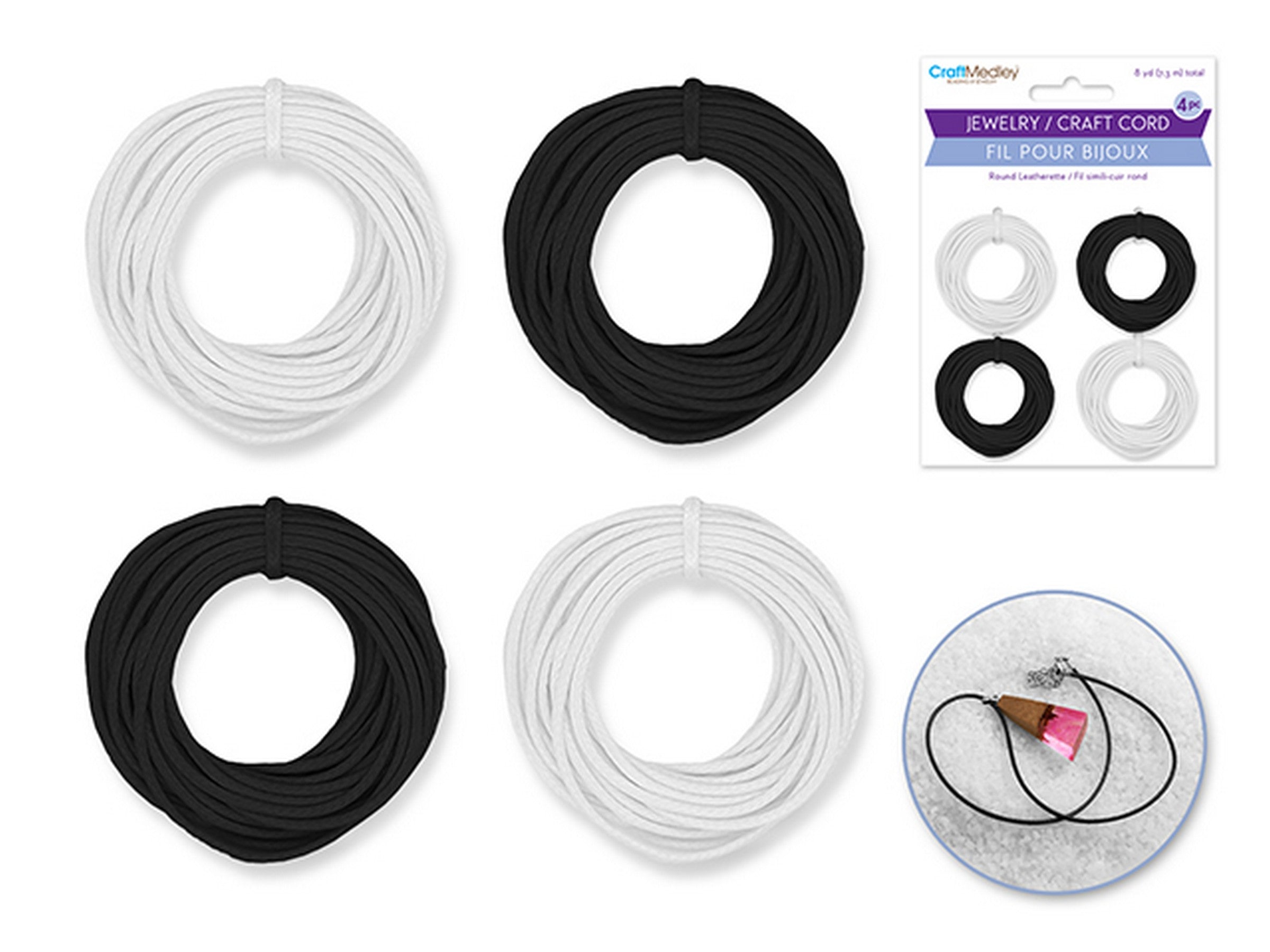 Craft Medley 4 Jewelry Cord Classic 72in each