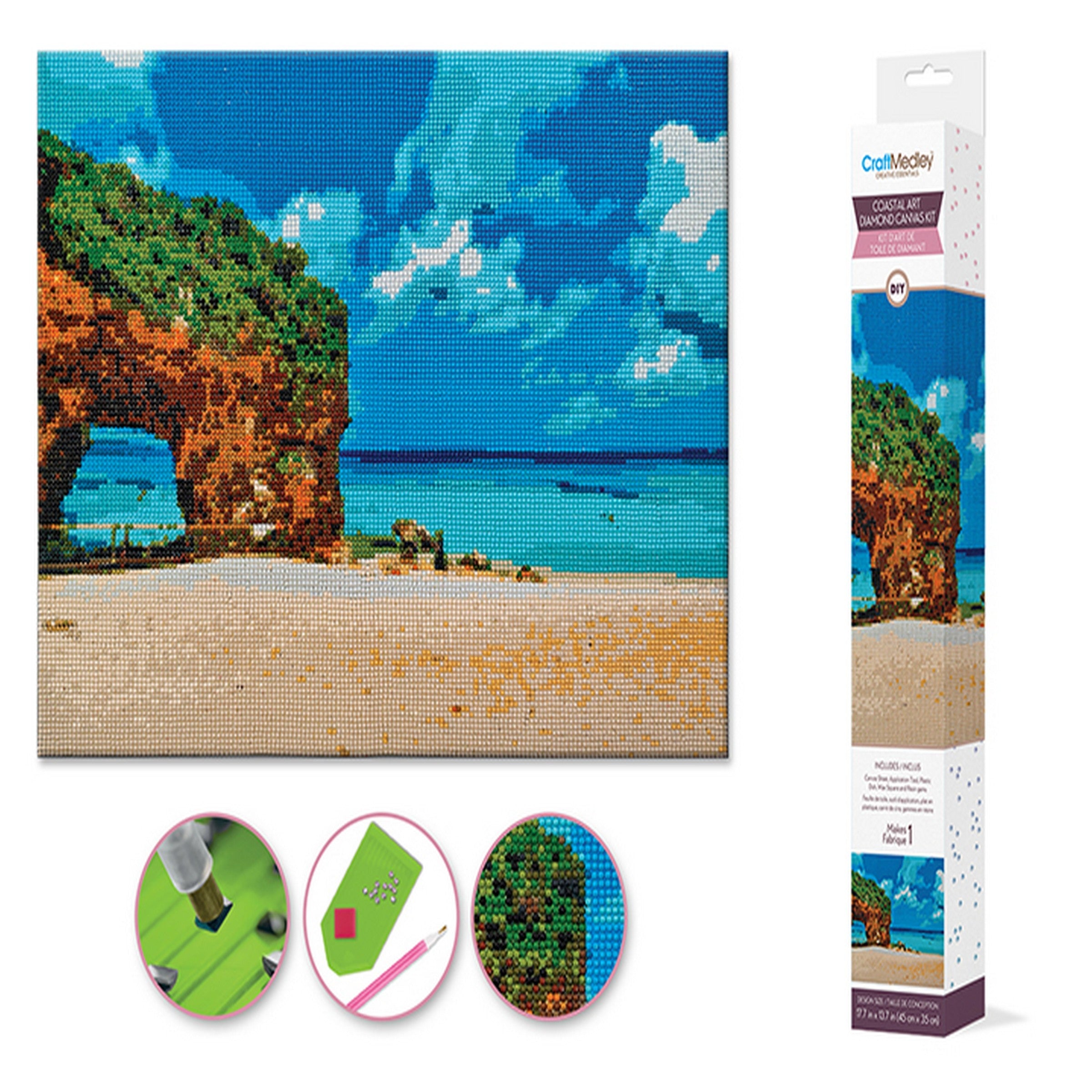 Craft Medley Diamond Painting Kit - Cabo 15.8x19.7in