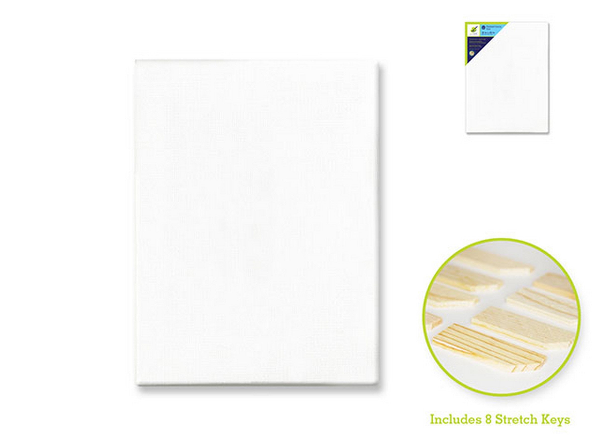 Color Factory Stretched Canvas Primed 100% Cotton 16x20in