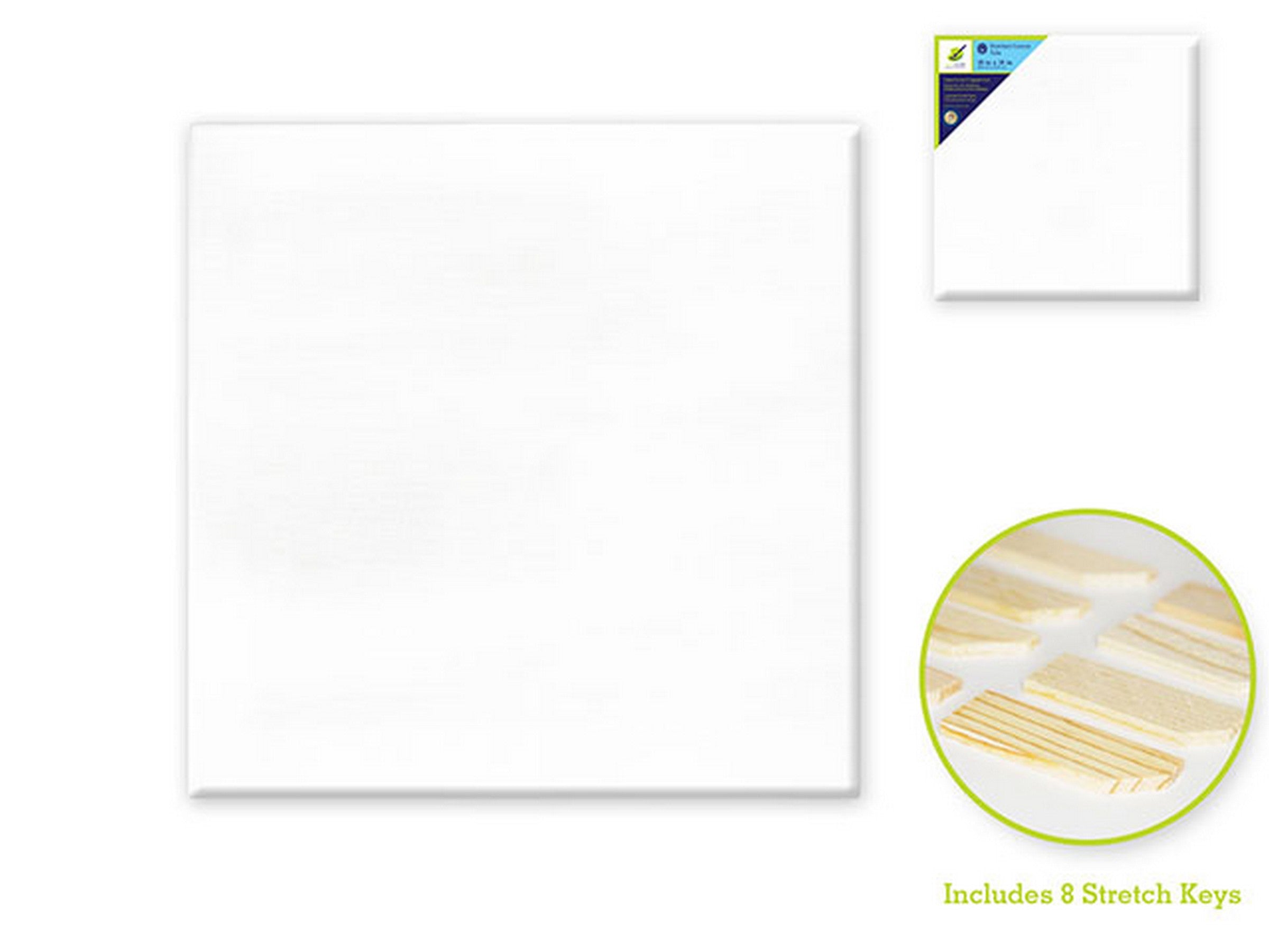 Color Factory Stretched Canvas Primed 100% Cotton 16x16in