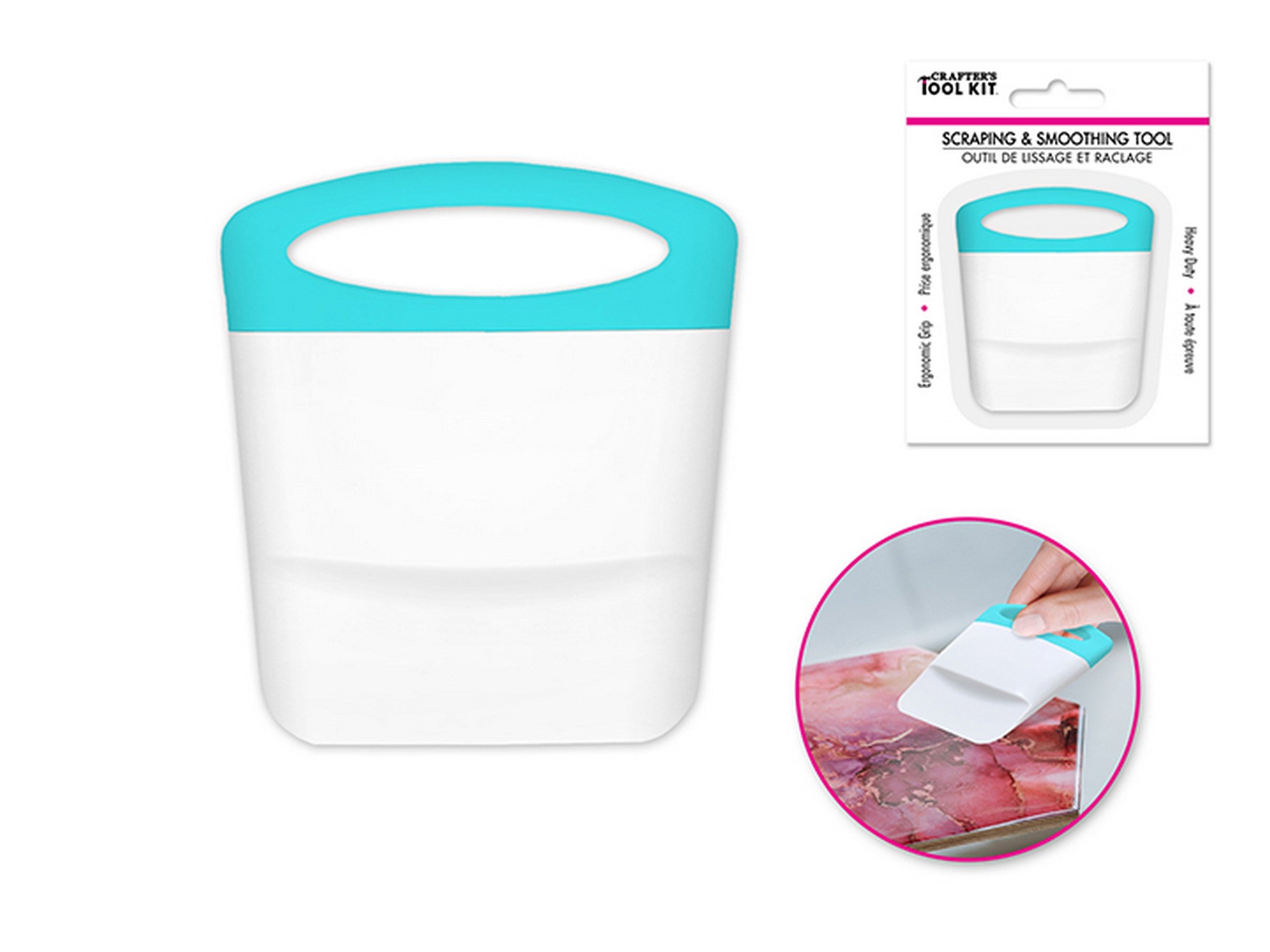 Crafter's Tool Kit Scraping and Smoothing Plastic Tool 2.4x2.6in