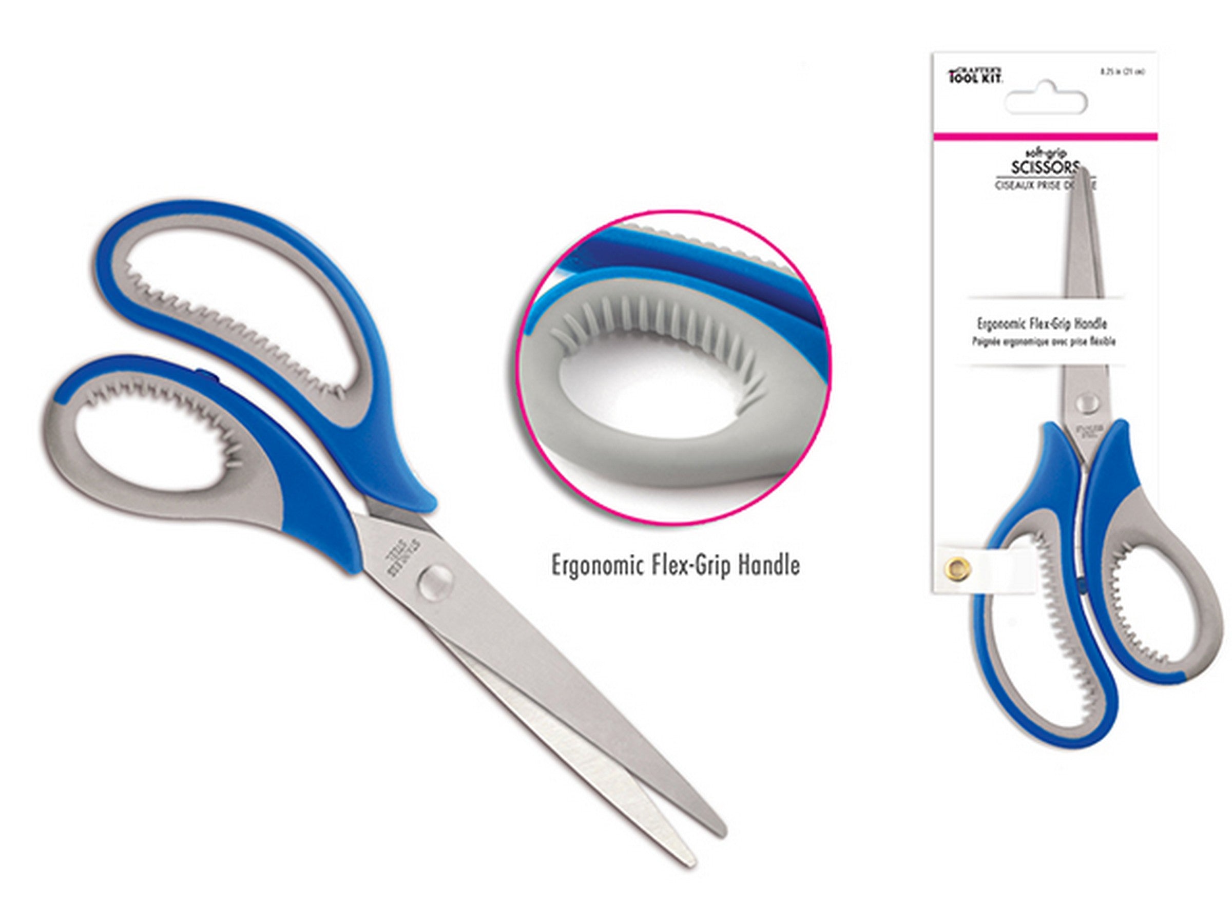 Crafter's Tool Kit Scissors Soft-Grip Handle 8.25in