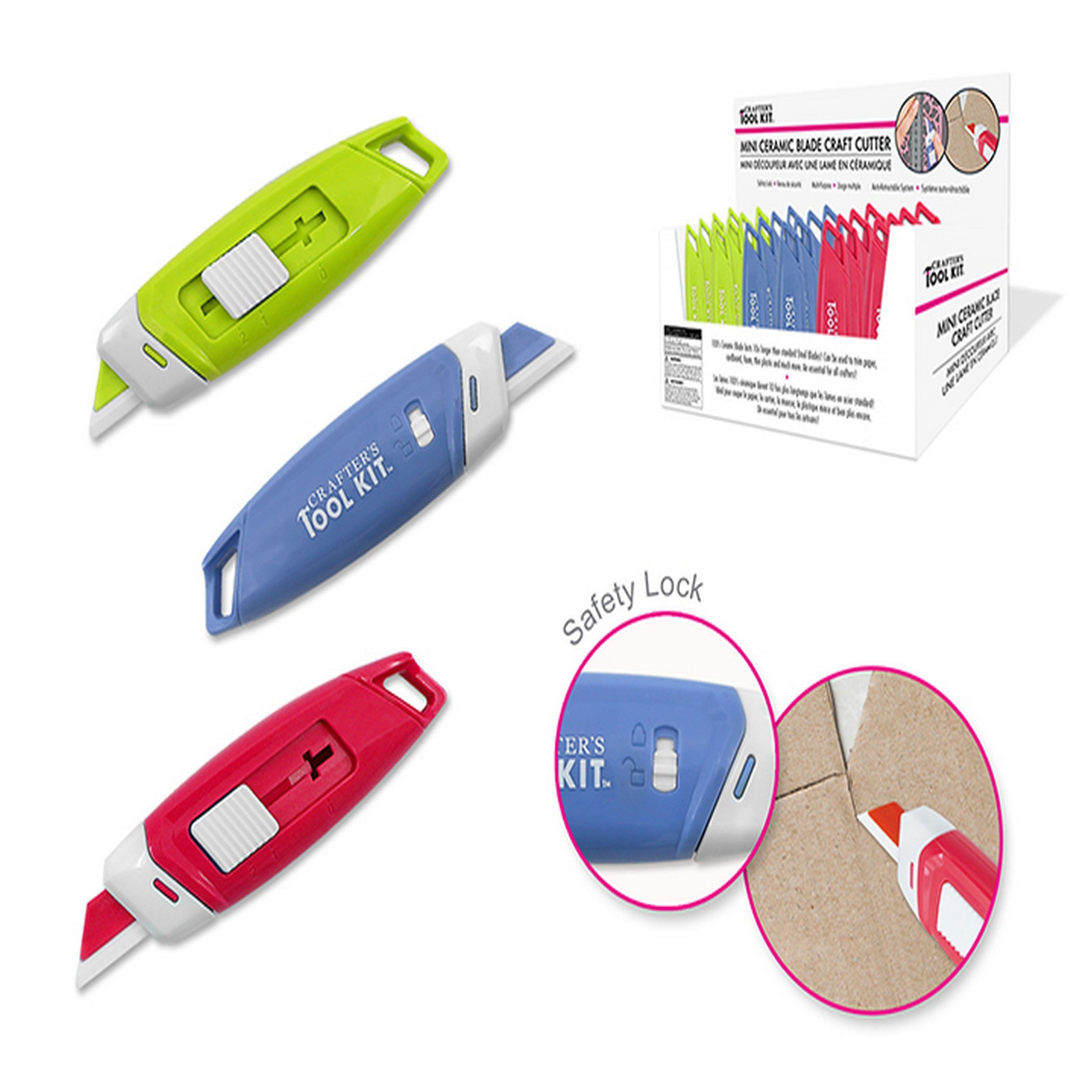 Crafter's Tool Kit Mini Ceramic Blade Craft Knife 3.8in VRT 