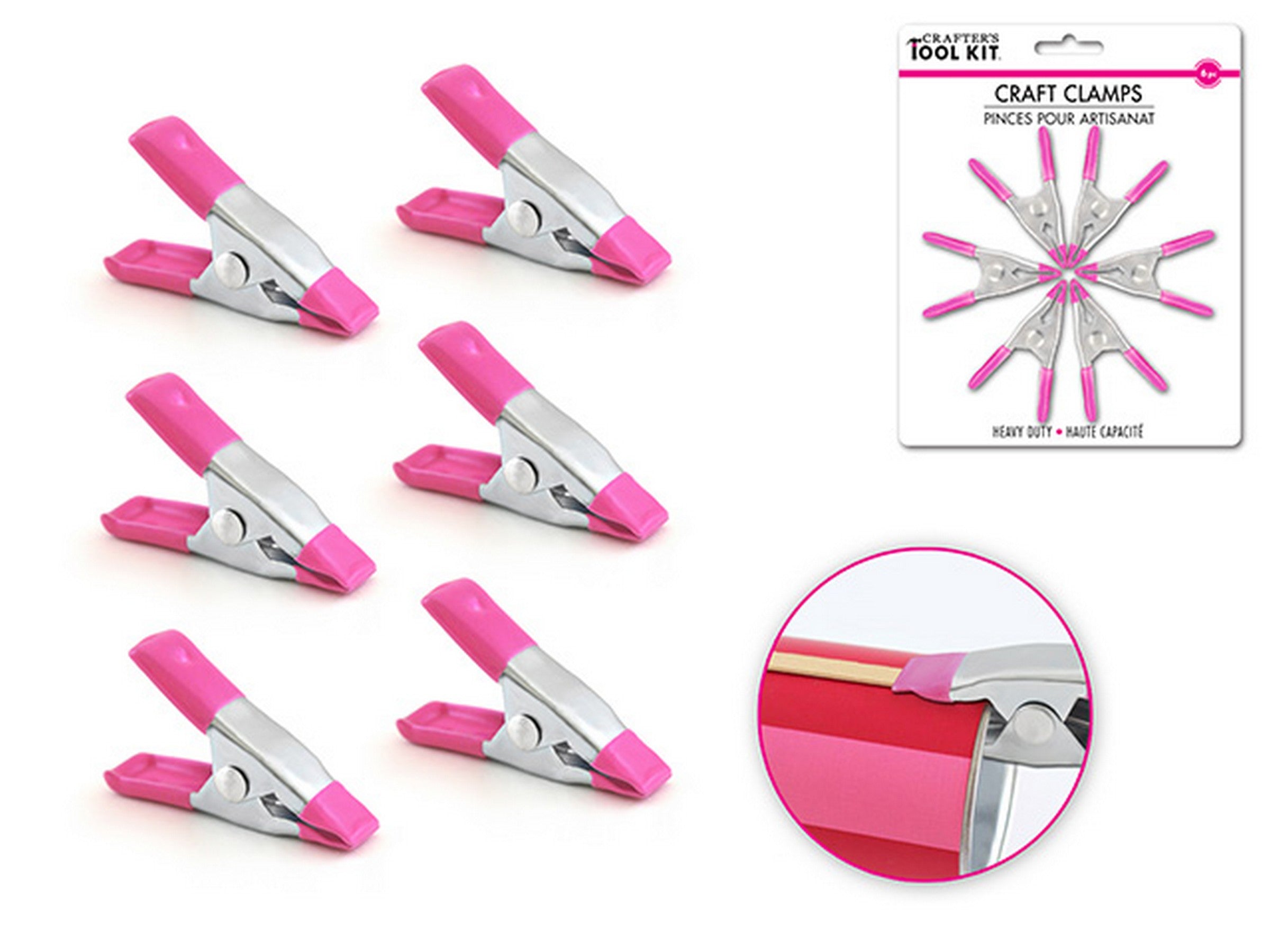 Crafter's Tool Kit 6 Heavy Duty Craft Clamps 2in