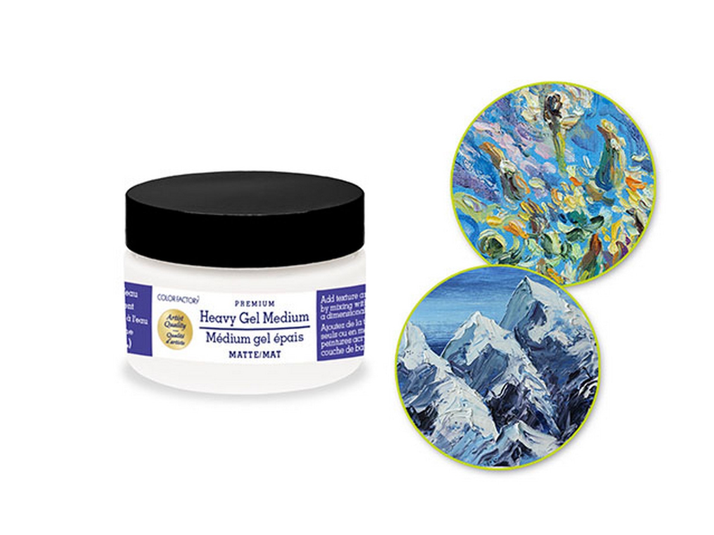 Color Factory Heavy Gel Medium Matte 4oz