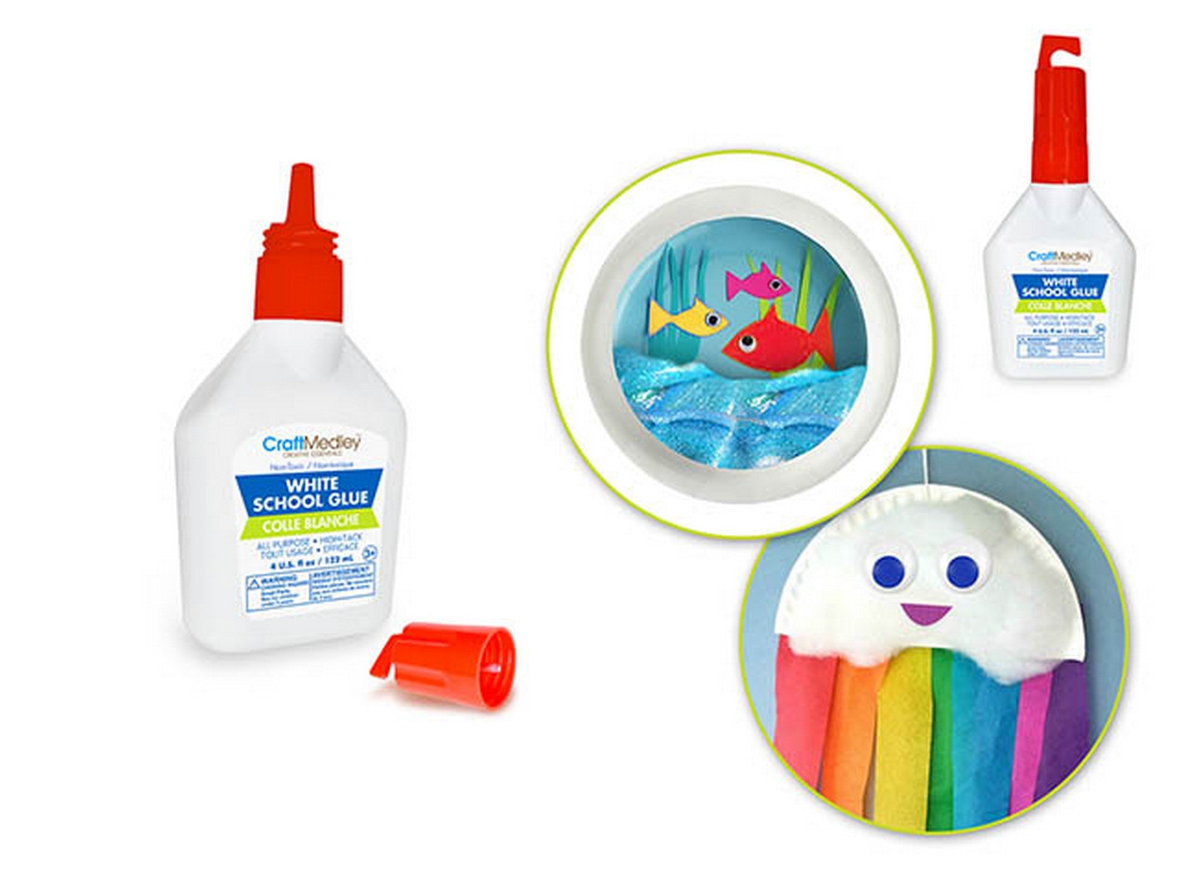 Craft Medley White School Glue Non-toxic 4oz